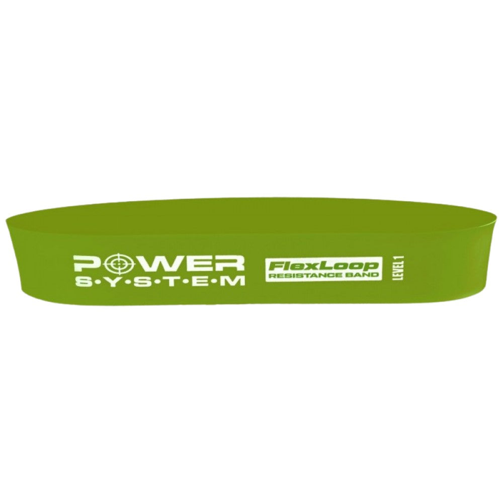Power System Band Flex Loop Medium Green - Непрекъснат тренировъчен ластик зелен