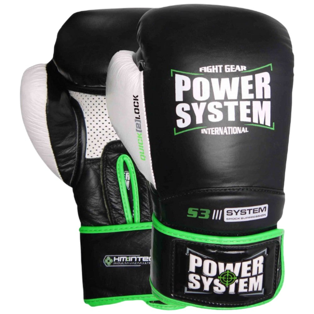 Power System Boxing Gloves Impact Evo - Боксови ръкавици черни