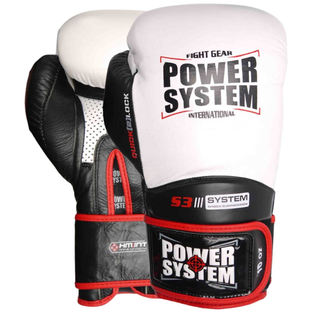 Power System Boxing Gloves Impact Evo White - Боксови ръкавици бели