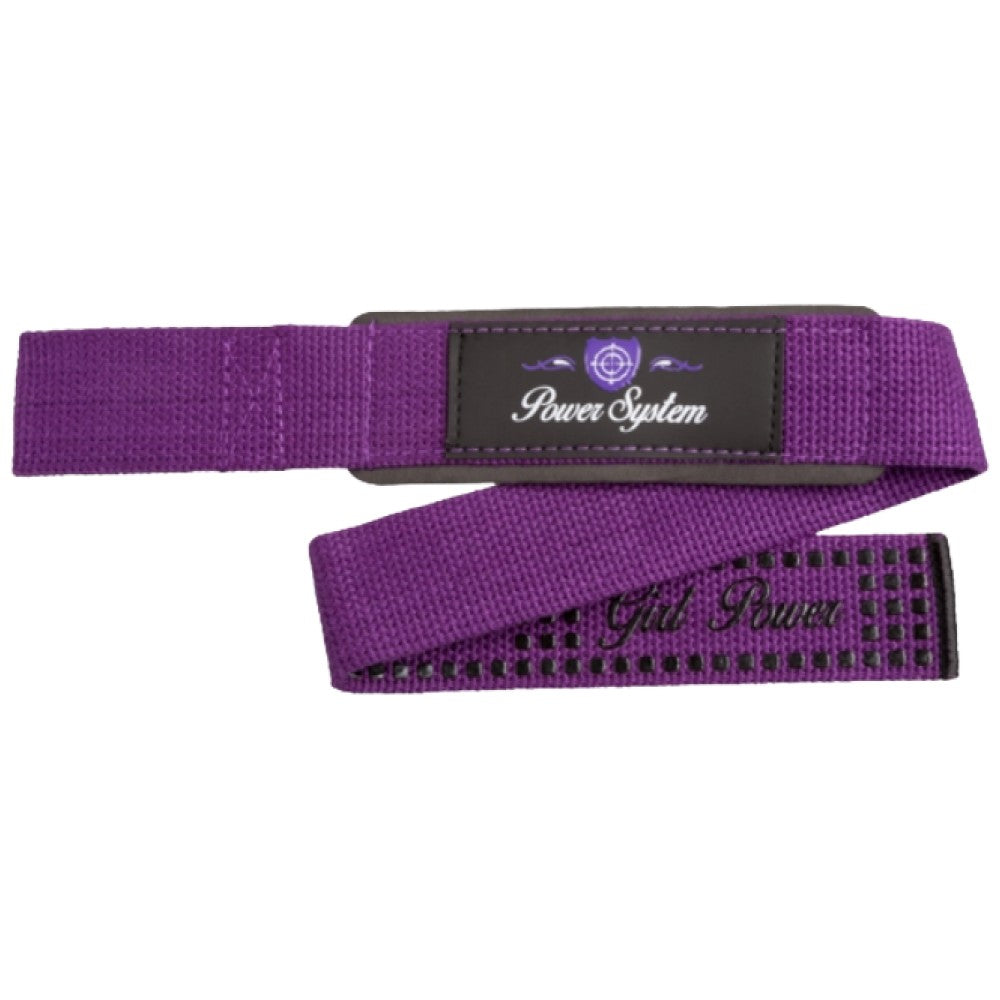 Power System Lifting Straps G Power Purple - Каишки за вдигане на тежести лилави