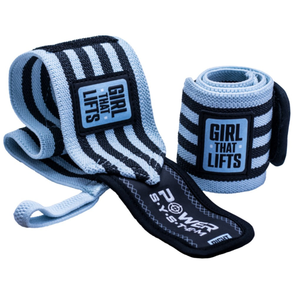 Power System Wrist Wraps Girl That Lifts Blue - Дамски накитници сини