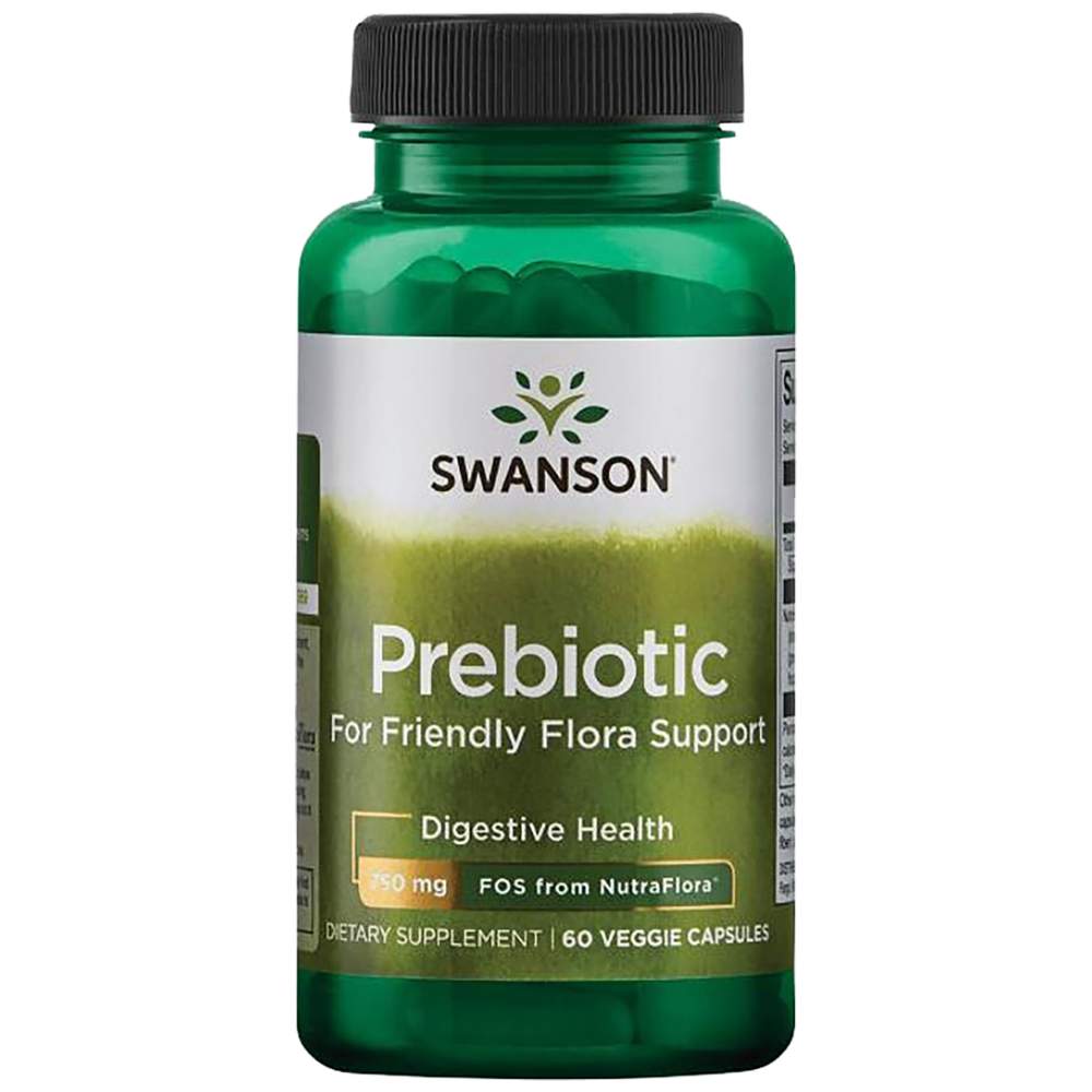 SWANSON Prebiotic for Friendly Flora Support 375 mg - Пребиотик за чревна флора