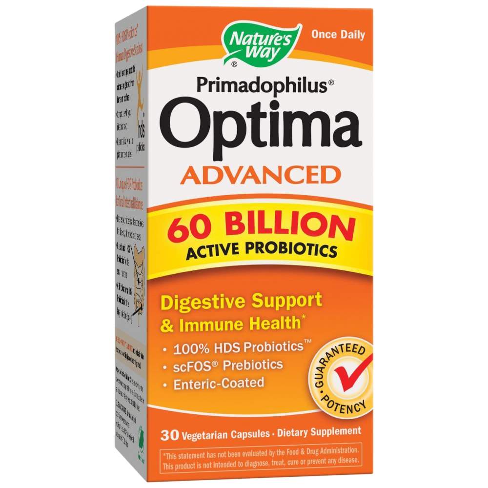 Nature's Way Primadophilus Optima Advanced 60 Billion - Пробиотик 60 млрд. CFU