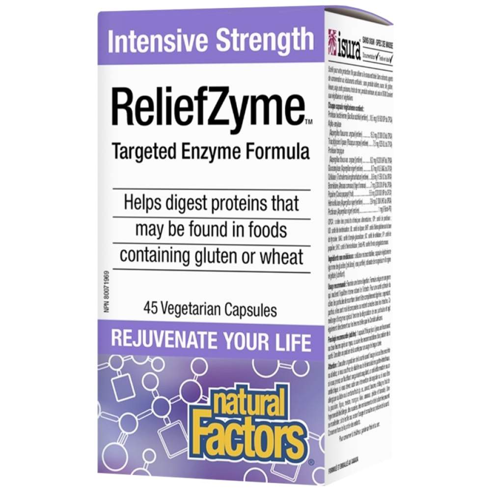 Natural Factors ReliefZyme - Храносмилателни ензими