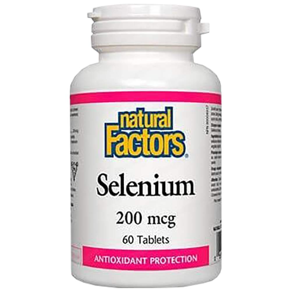 Natural Factors Selenium 200 mcg - Селен 200 mcg
