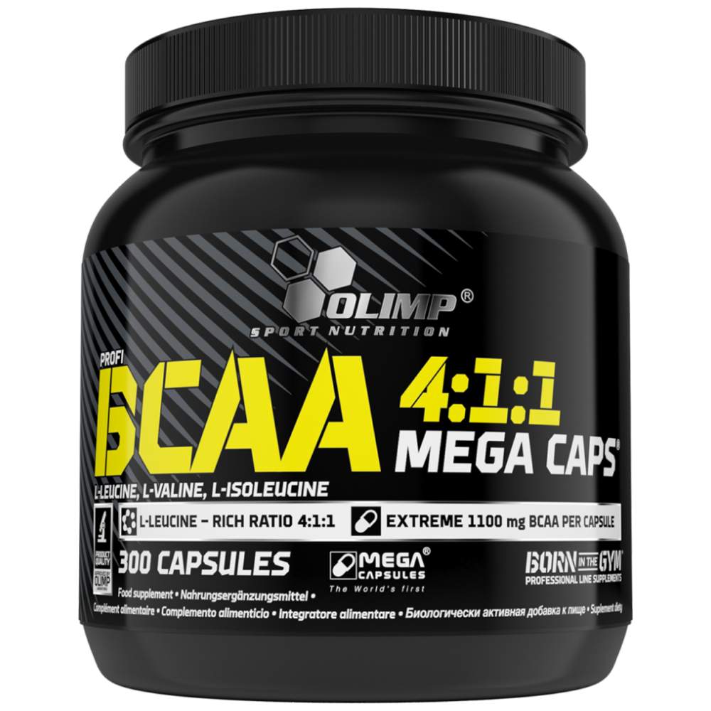 Olimp Sport Nutrition BCAA 4:1:1 Mega Caps - BCAA 4:1:1 капсули