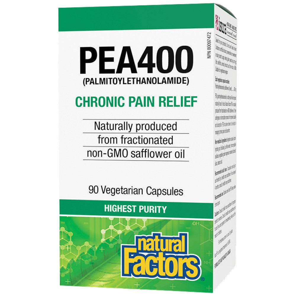 Natural Factors PEA 400 mg Palmitoylethanolamide - Палмитоилетаноламид PEA 400 mg