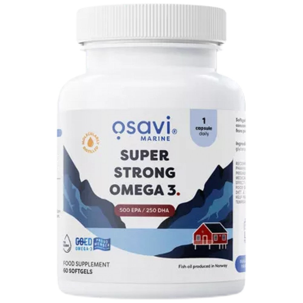 Osavi Super Strong Omega 3 500 EPA 250 DHA - Силно рибено масло 500 EPA 250 DHA