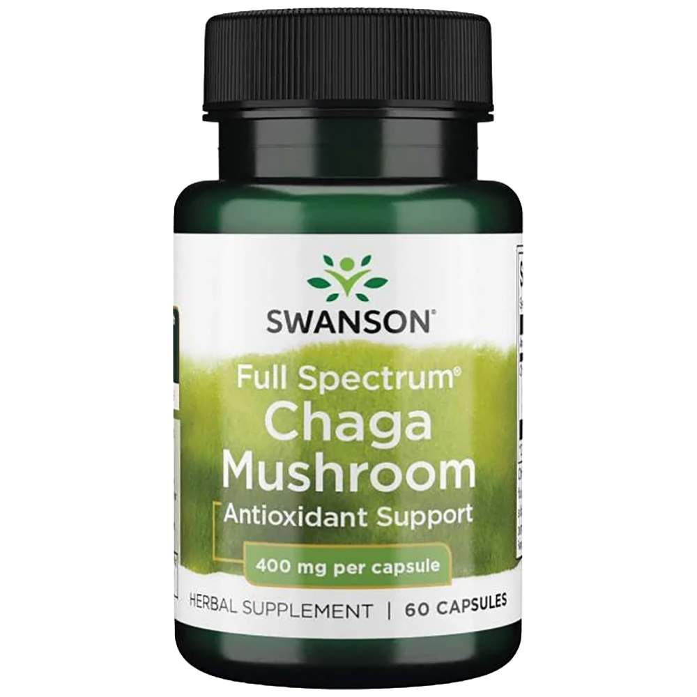 SWANSON Full Spectrum Chaga Mushroom 400 mg - Чага гъба 400 mg