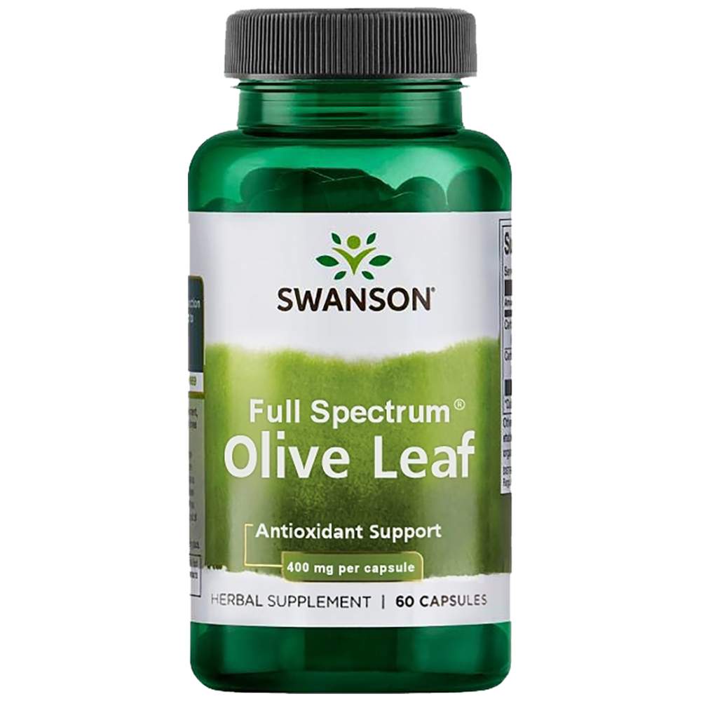 SWANSON Full Spectrum Olive Leaf 400 mg - Маслинови листа 400 mg