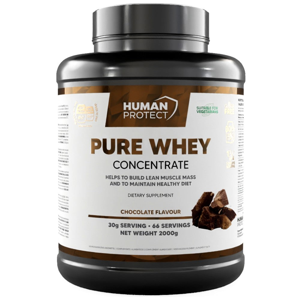 Human Protect Pure Whey Concentrate - Суроватъчен протеин концентрат