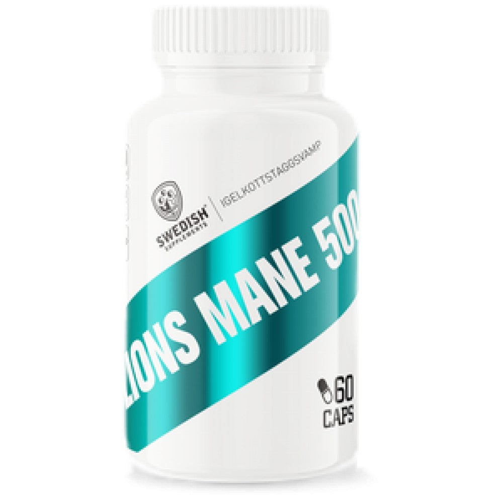 SWEDISH Supplements Lion's Mane 500 - Лъвска грива 500