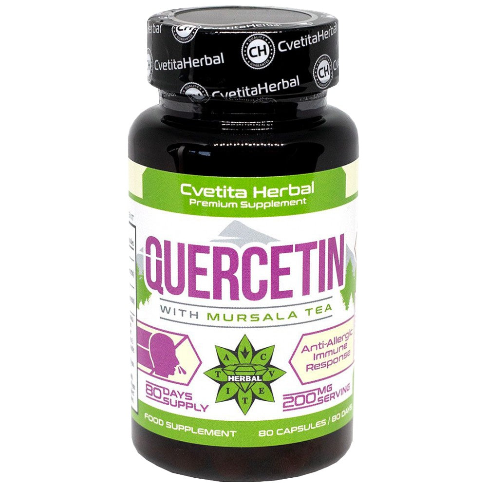 Cvetita Herbal Quercetin with Mursala Tea 200 mg - Кверцетин с мурсалски чай