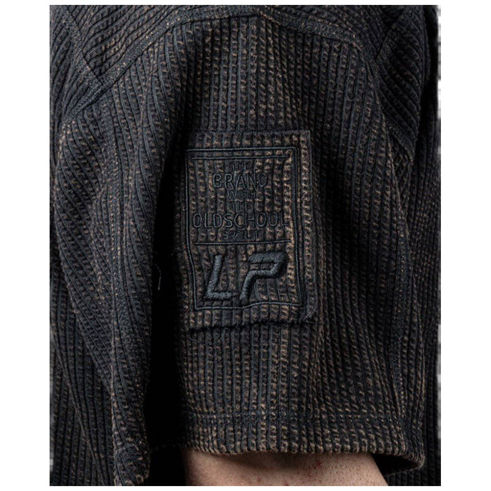 Legal Power Stone Wash Rag Top Hoodie Boston - Мъжко горнище с качулка черно