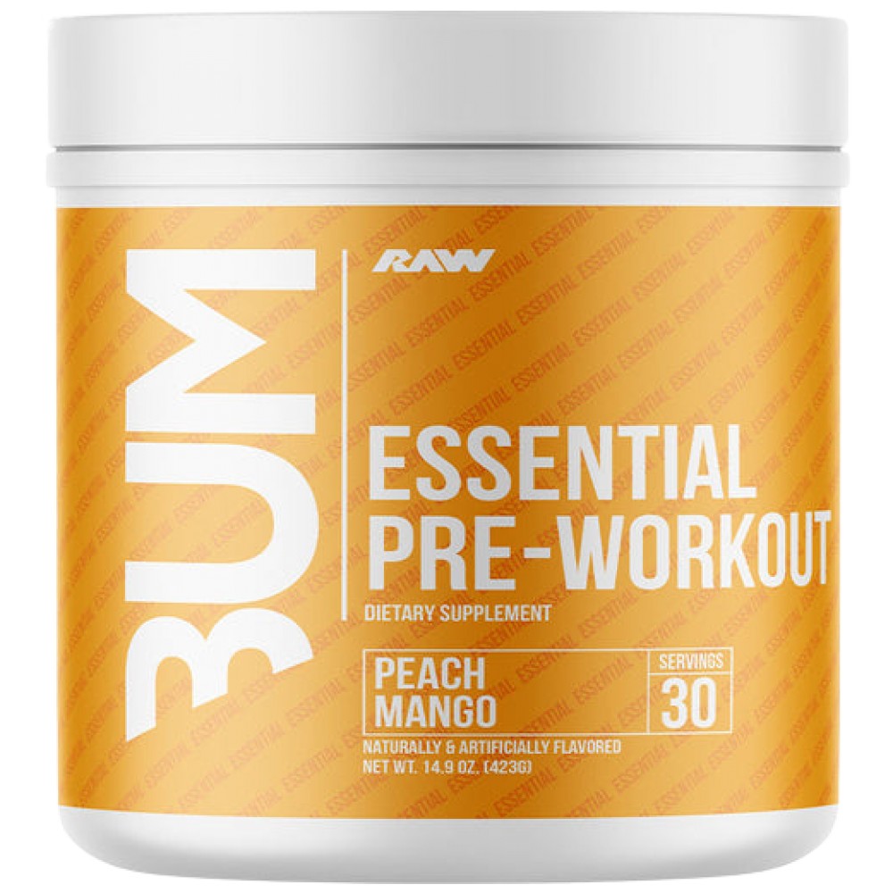 RAW Nutrition CBUM Essential Pre with Natural Caffeine - Предтренировъчна формула с натурален кофеин