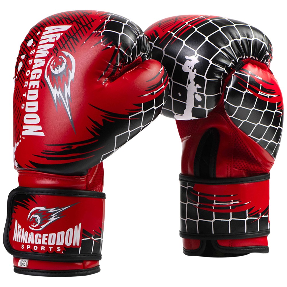 ARMAGEDDON Boxing Gloves Red - Боксови ръкавици червени