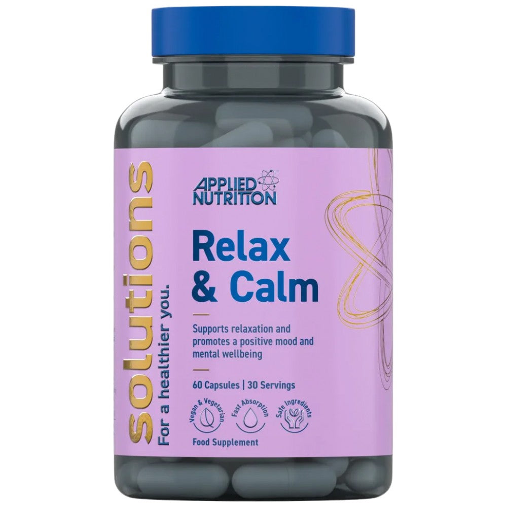 Applied Nutrition Solutions Relax & Calm with Reishi & Ashwagandha - Формула за спокойствие с рейши