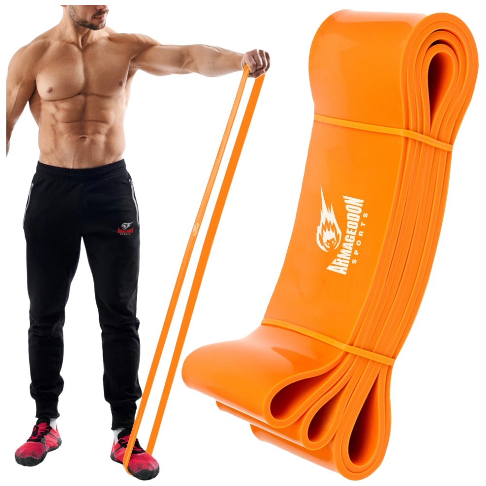 ARMAGEDDON Ластична лента за упражнения Resistance Band Orange - Тренировъчна лента оранжева
