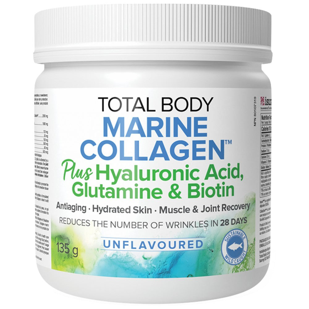 Natural Factors Total Body Marine Collagen with Hyaluronic Acid & Biotin - Морски колаген с хиалурон и биотин