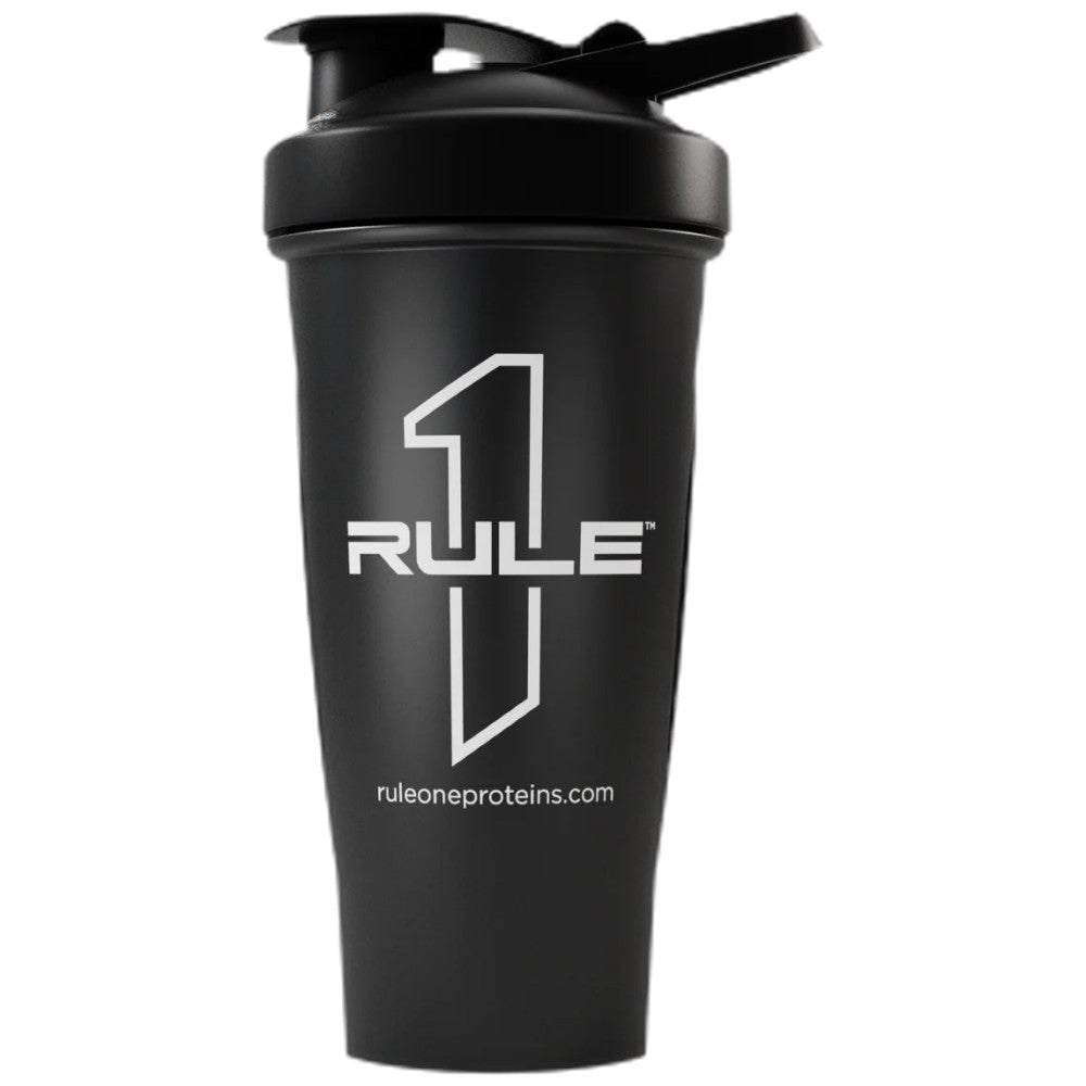 Rule1 Shaker Cup Black White Logo - Шейкър черен с бяло лого
