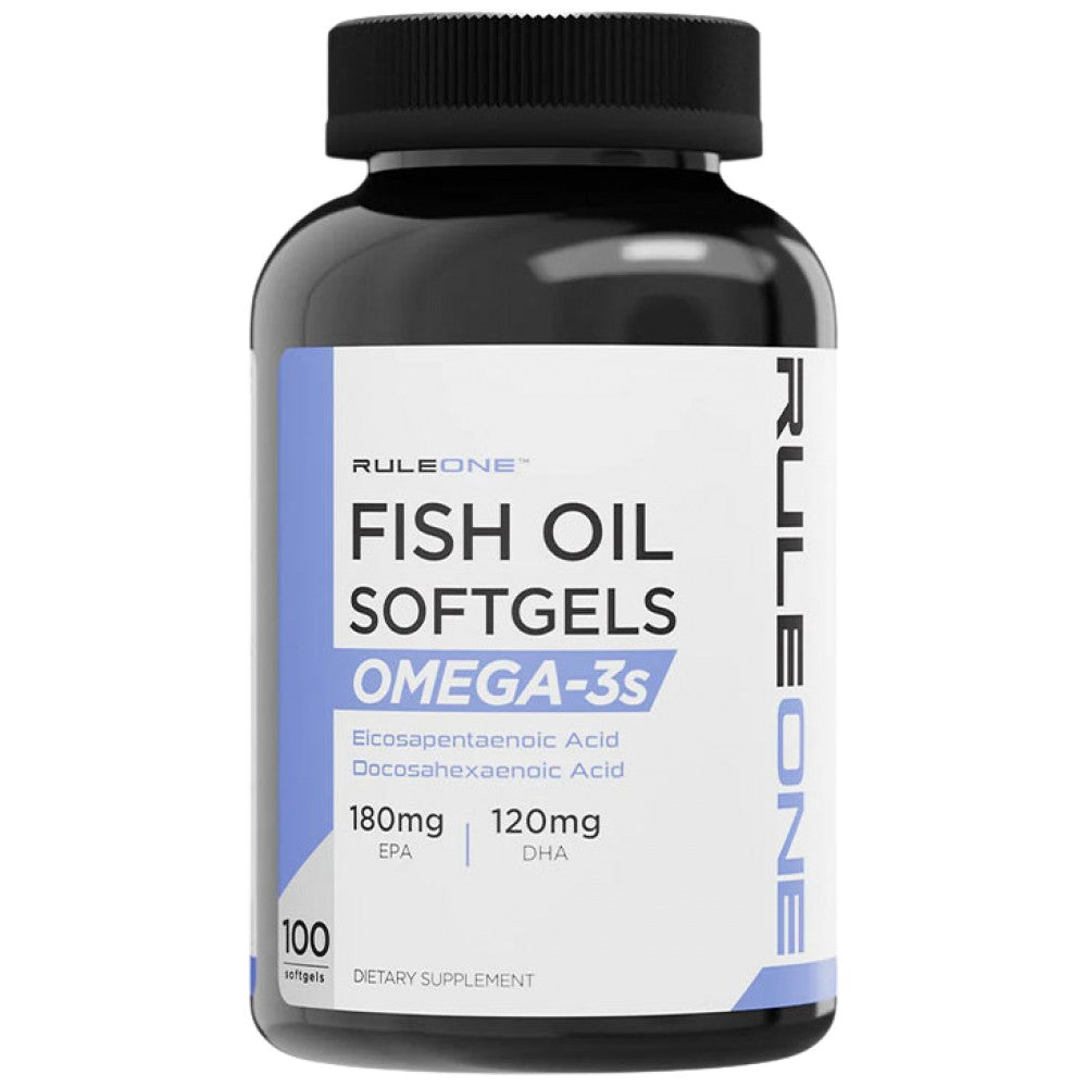 Rule1 Fish Oil Omega-3 1000 mg - Рибено масло 1000 mg