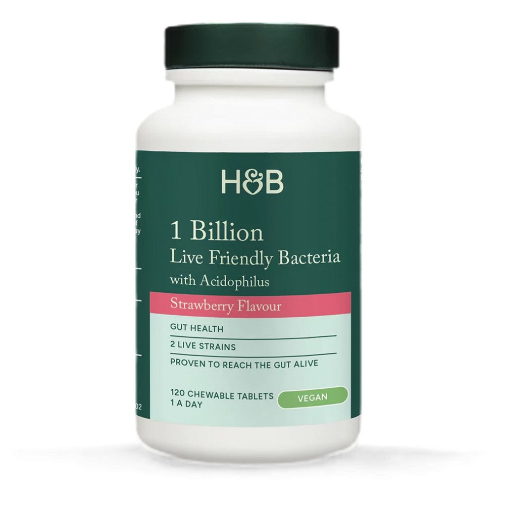 Holland And Barrett Live Friendly Bacteria With 1 Billion Acidophilus Chewable - Пробиотик за дъвчене