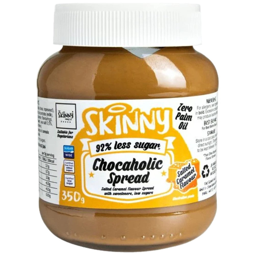 Skinny Food Co Chocaholic Skinny Spread Salted Caramel - Крем със солен карамел без захар