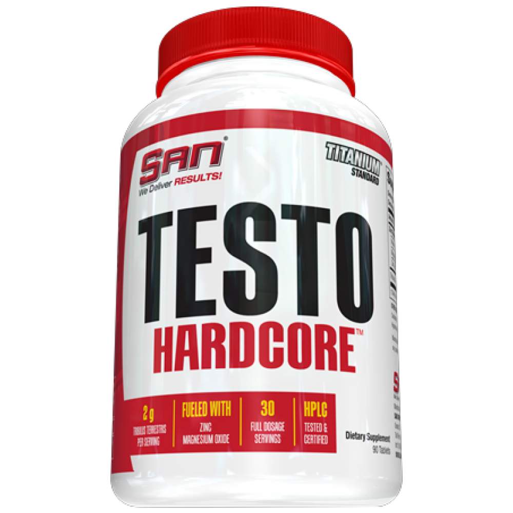SAN Testo Hardcore Tribulus + ZMA - Тестостеронов бустер с трибулус и ZMA