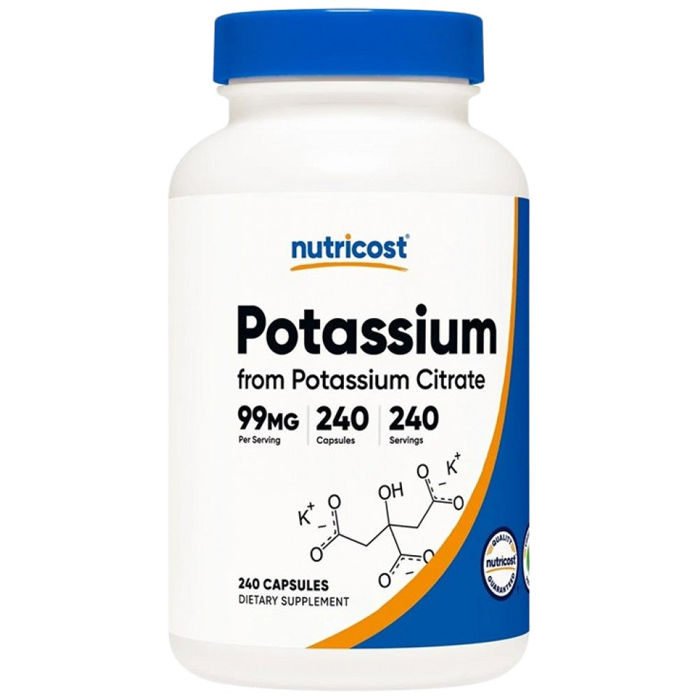 Nutricost Potassium Citrate 99 mg - Калиев цитрат 99 mg