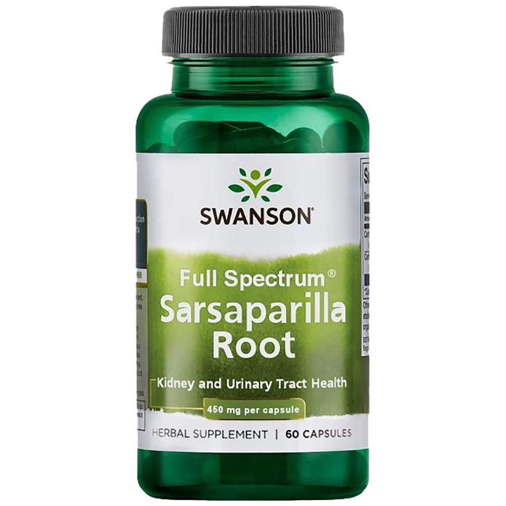 SWANSON Sarsaparilla Root 450 mg - Сарсапарила корен 450 mg