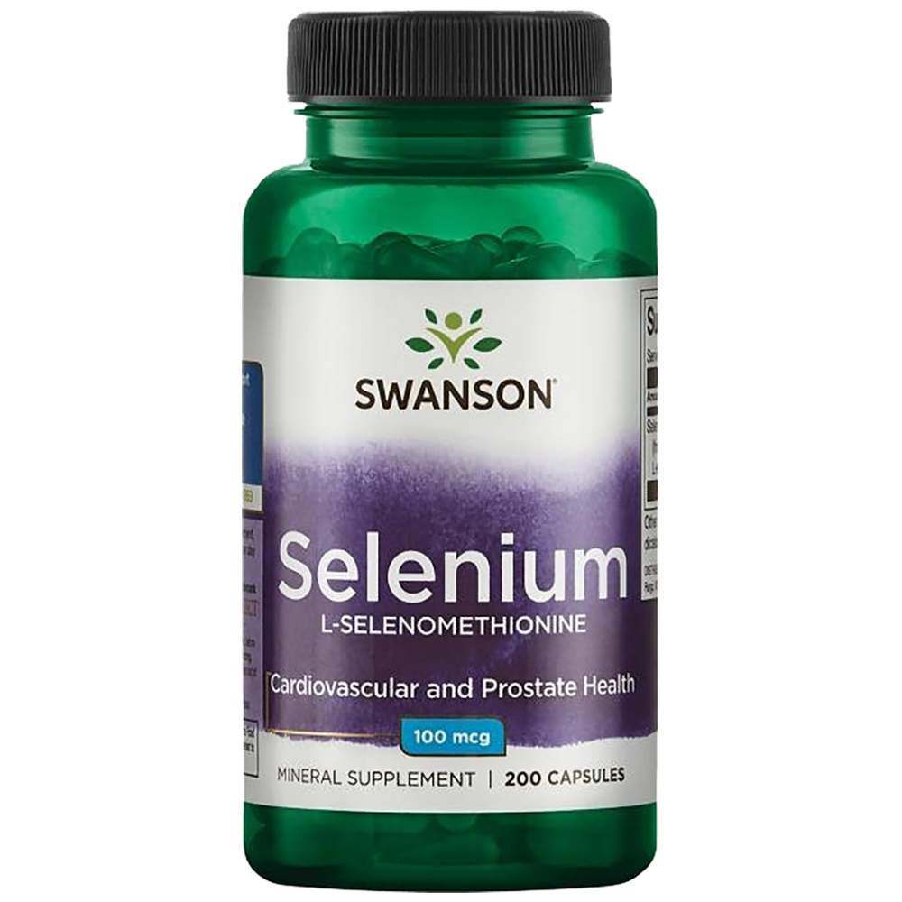 SWANSON Selenium 100 mcg L-Selenomethionine - Селен 100 mcg