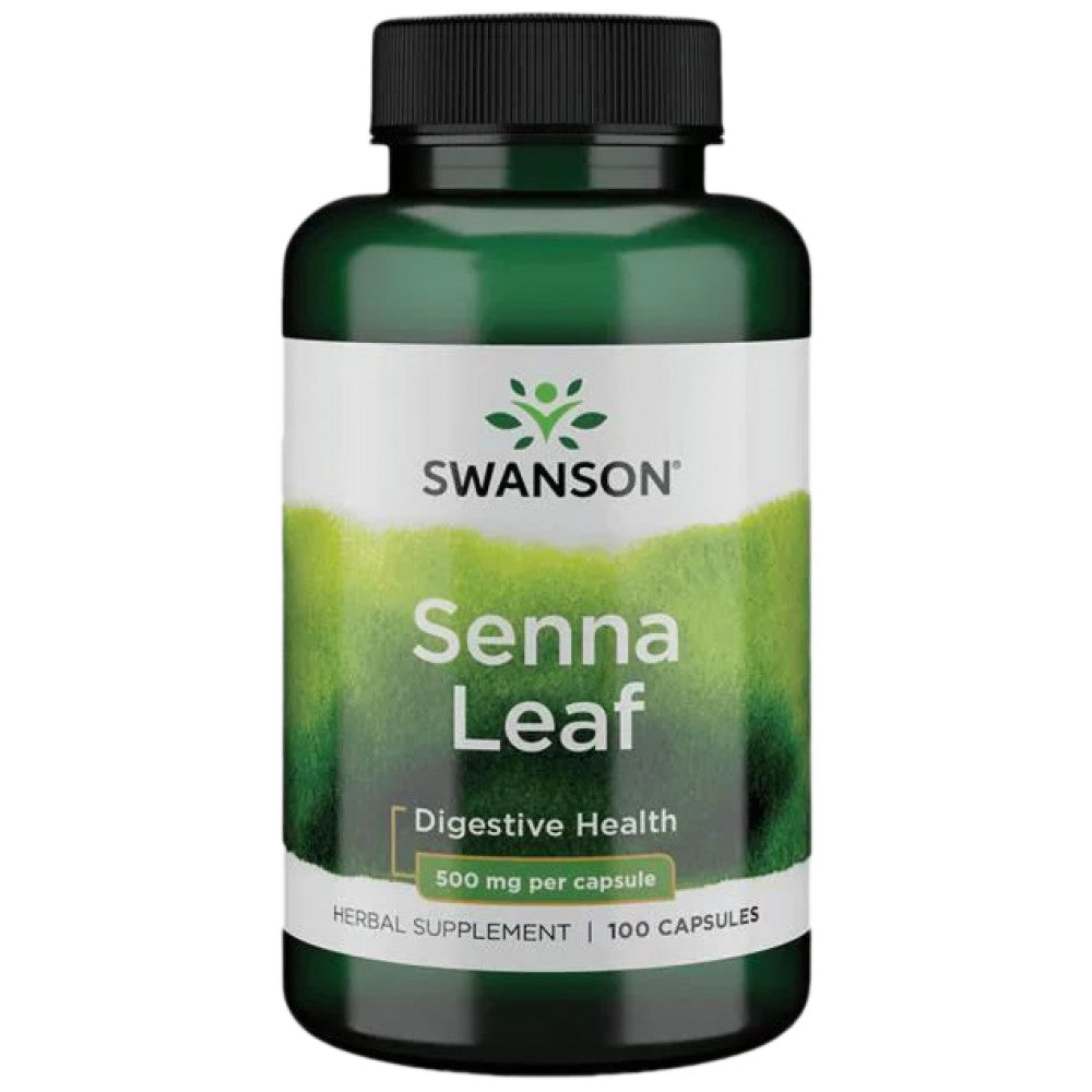 SWANSON Senna Leaf 500 mg - Сена лист 500 mg