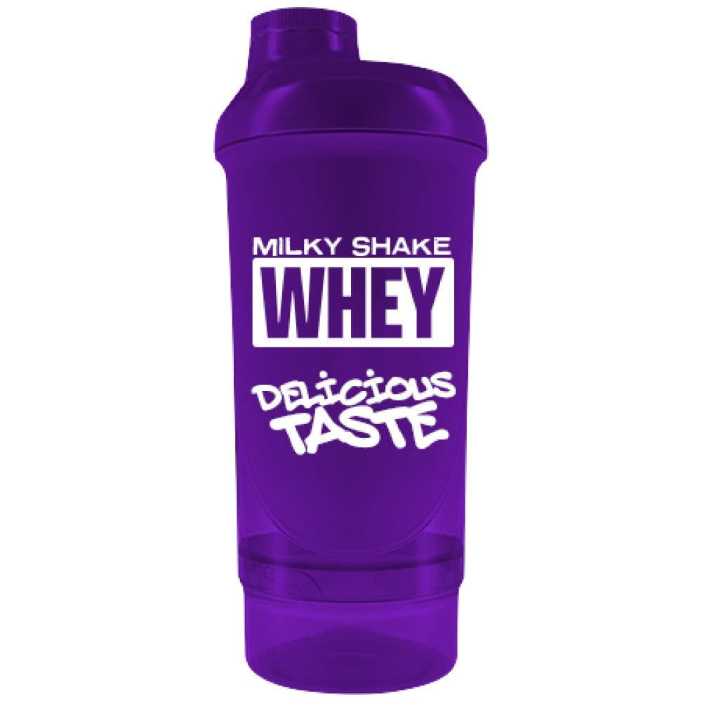 6PAK Nutrition Shaker Milky Whey Shake Purple - Шейкър лилав