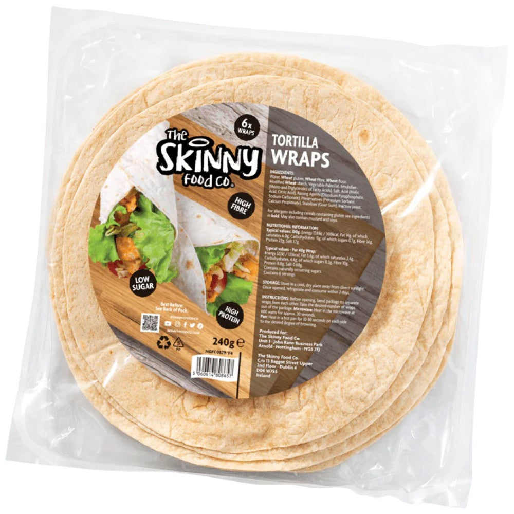 Skinny Food Co Skinny Tortilla Wraps - Тортила обвивки
