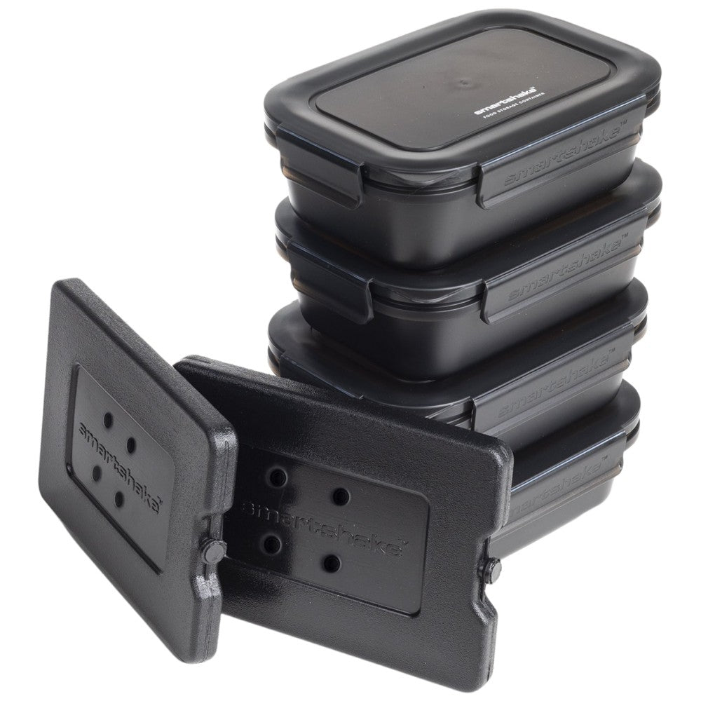 SmartShake Meal Prep Backpack Black - Раница за храна черна