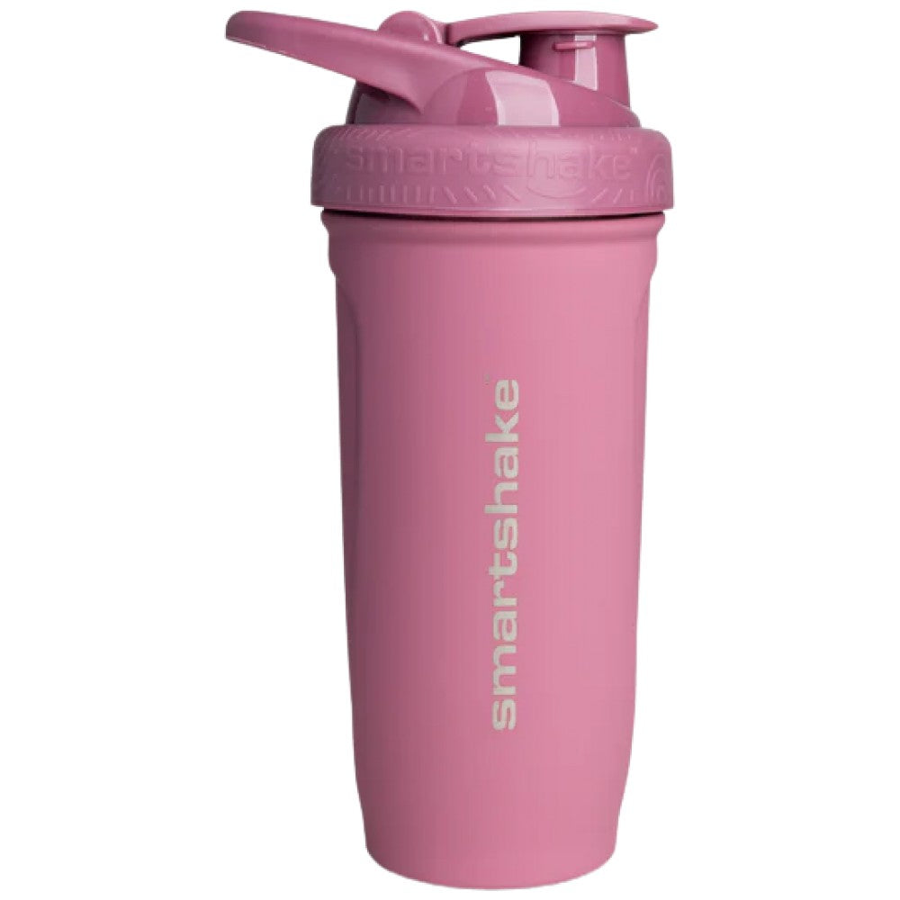 SmartShake Smart Reforce Stainless Steel Shaker Deep Rose - Метален шейкър розов