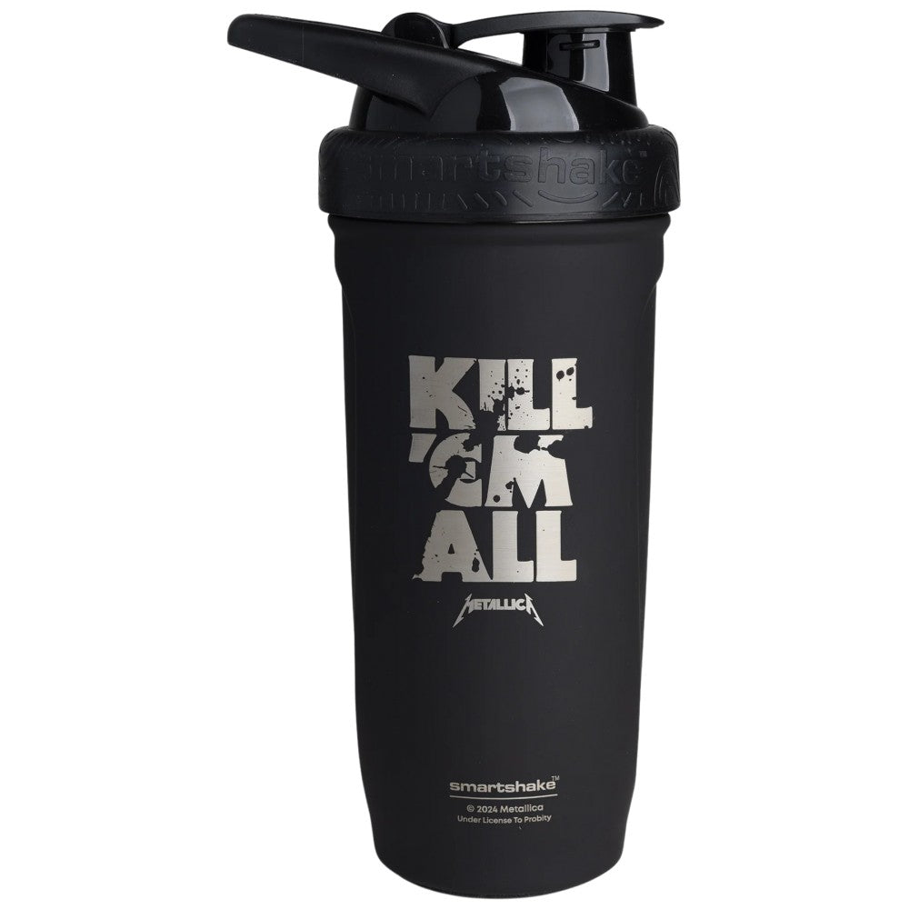SmartShake Smart Reforce Stainless Steel Shaker Metallica Kill Em All - Метален шейкър Metallica