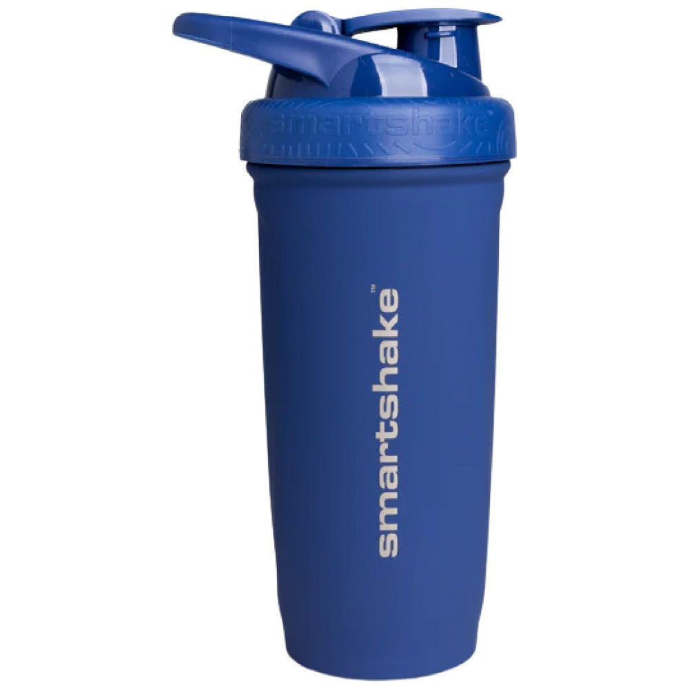 SmartShake Smart Reforce Stainless Steel Shaker Navy Blue - Метален шейкър тъмносин