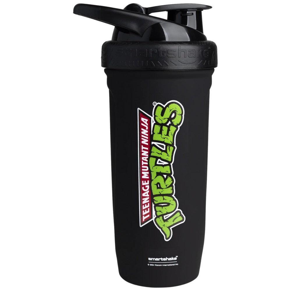 SmartShake Smart Reforce Stainless Steel Shaker TMNT Classic Logo Black - Метален шейкър TMNT черен