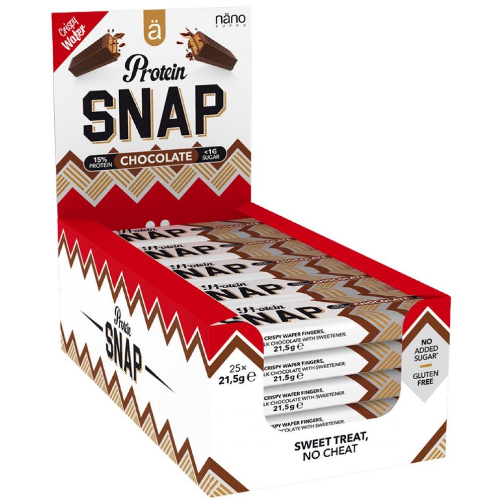 NanoSupps Protein Snap Low Sugar Crispy Bar - Хрупкав протеинов бар