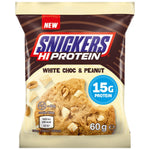 Snickers High Protein Cookie White Chocolate & Peanut - Протеинова бисквита Snickers бял шоколад