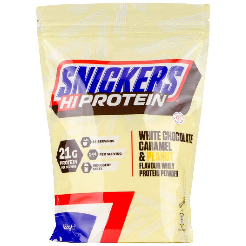 Snickers and Mars Snickers HiProtein Whey White - Суроватъчен протеин Snickers White