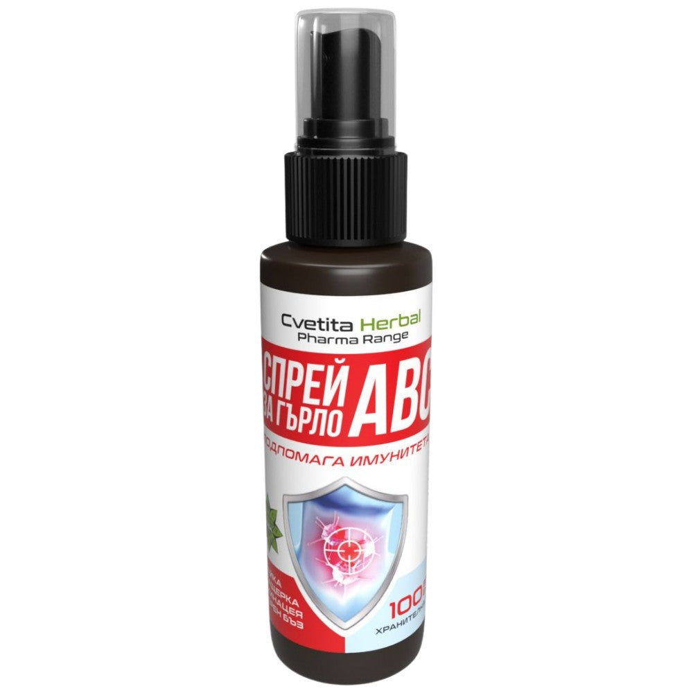 Cvetita Herbal Throat Spray ABC - Спрей за гърло