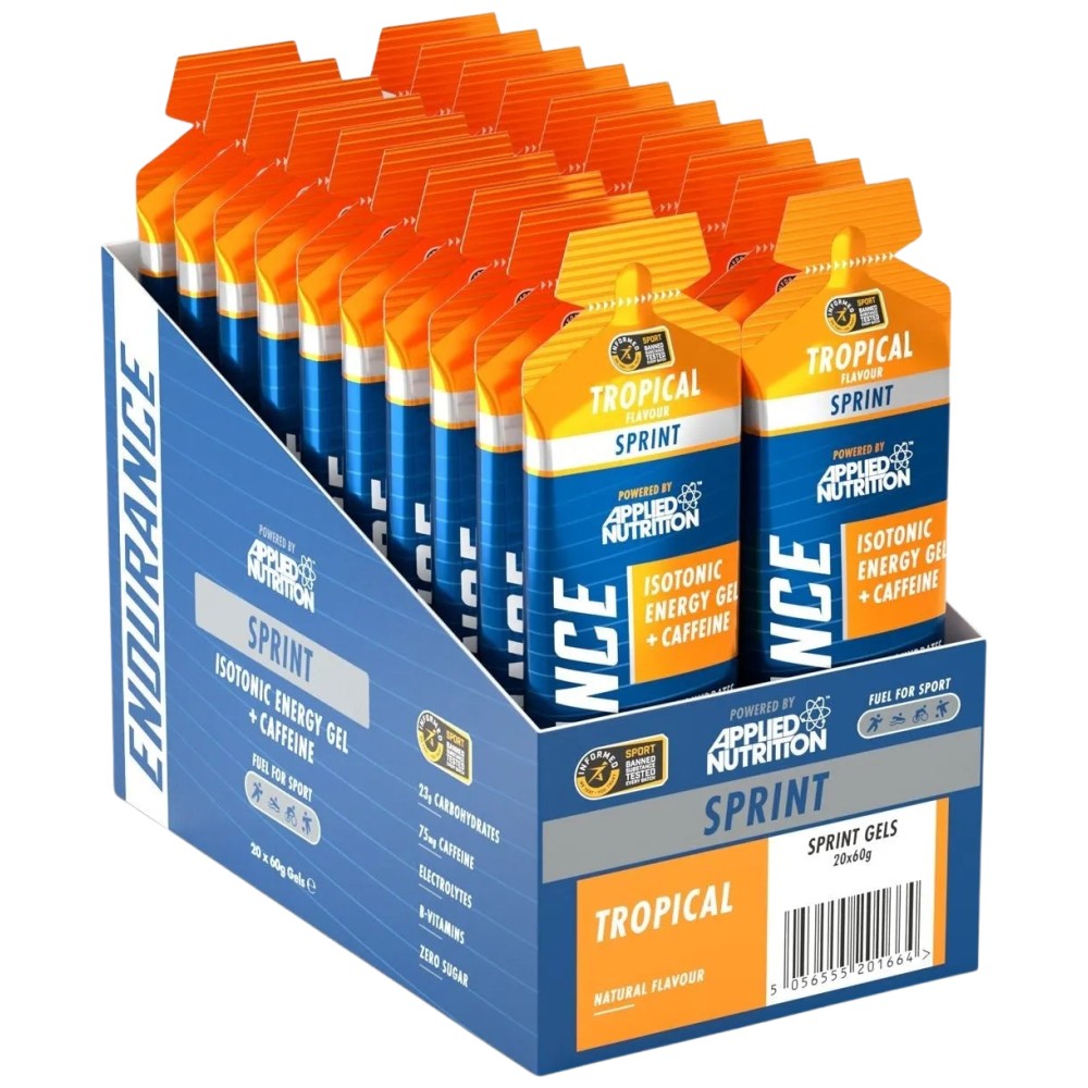 Applied Nutrition Endurance Sprint Isotonic Energy Gel + Caffeine - Енергиен гел с кофеин