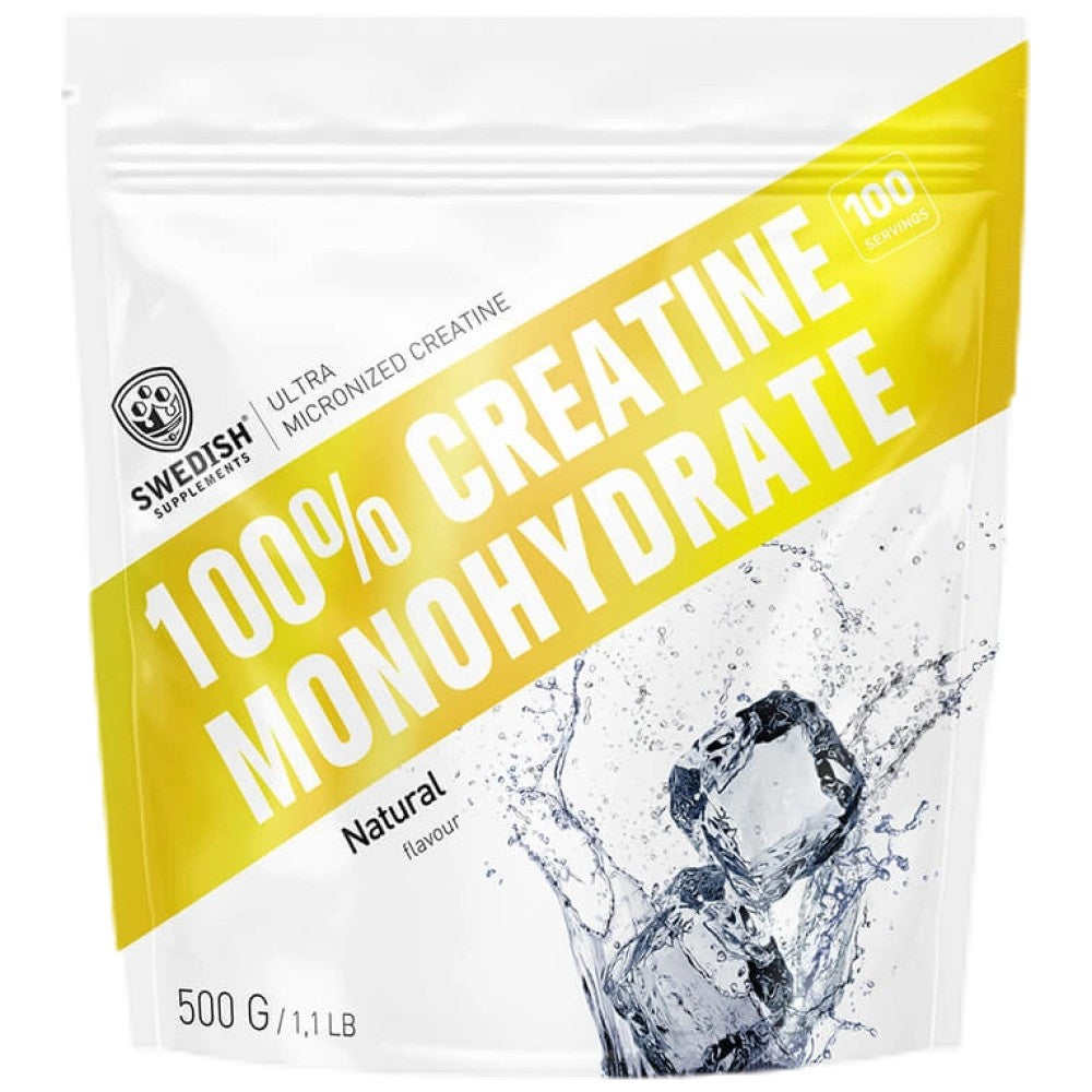 SWEDISH Supplements Creatine Monohydrate Extra Micronized - Микронизиран креатин монохидрат