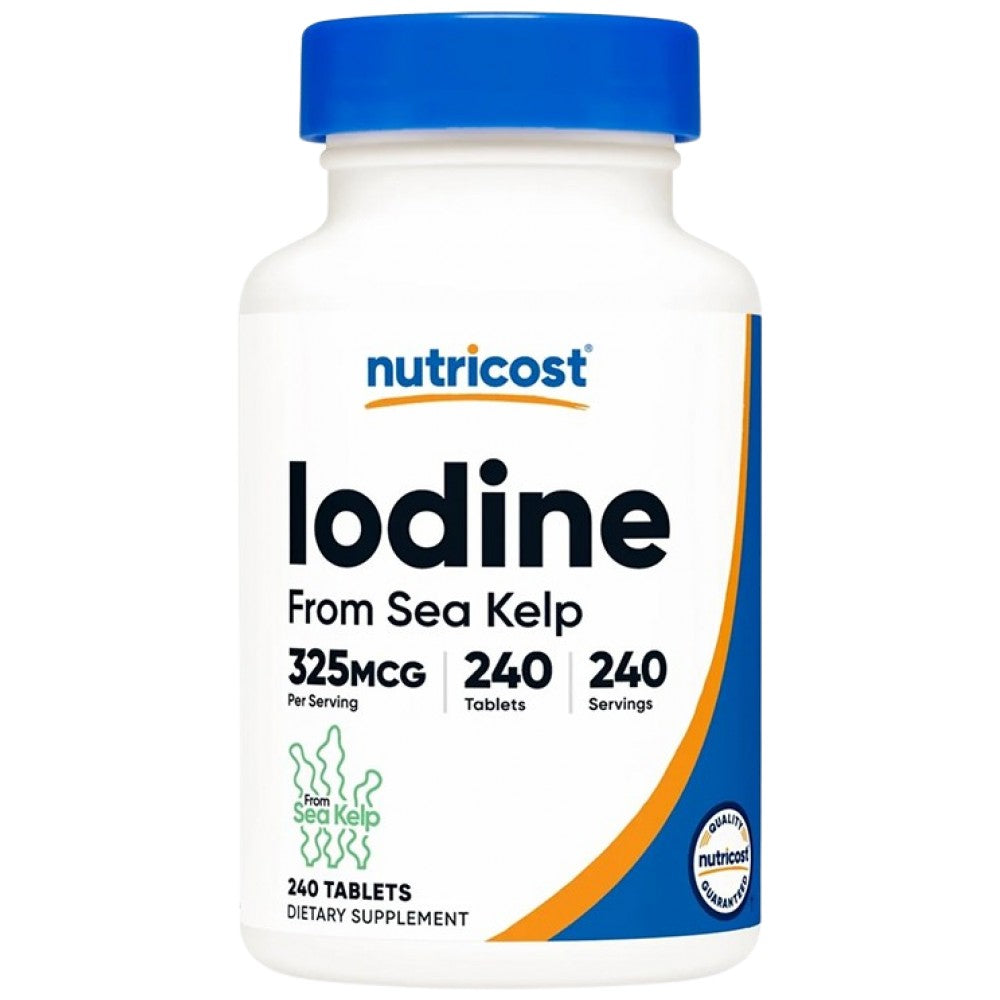 Nutricost Iodine 325 mcg From Sea Kelp - Йод 325 mcg от келп