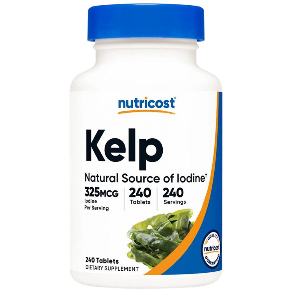 Nutricost Kelp 325 mcg - Келп водорасли 325 mcg - източник на йод