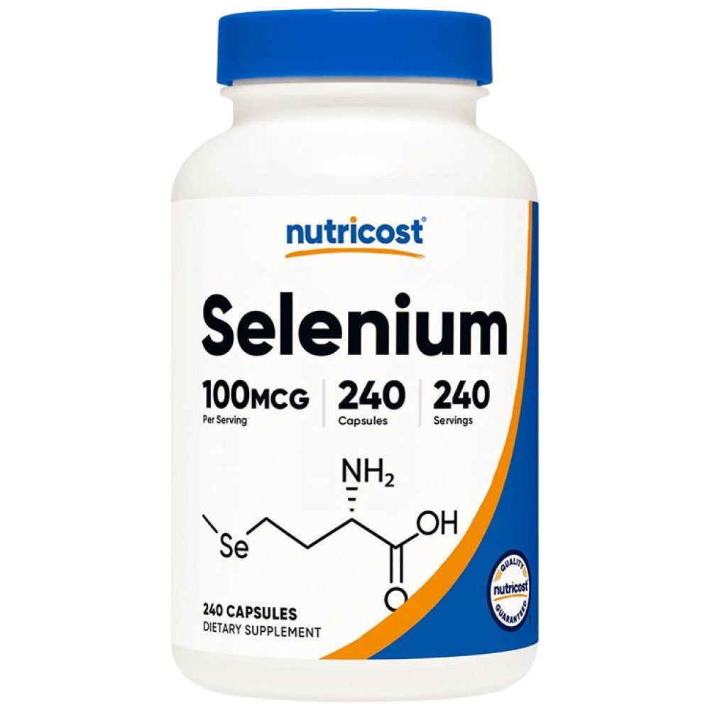 Nutricost Selenium 100 mcg as Selenomonomethionine - Селен 100 mcg
