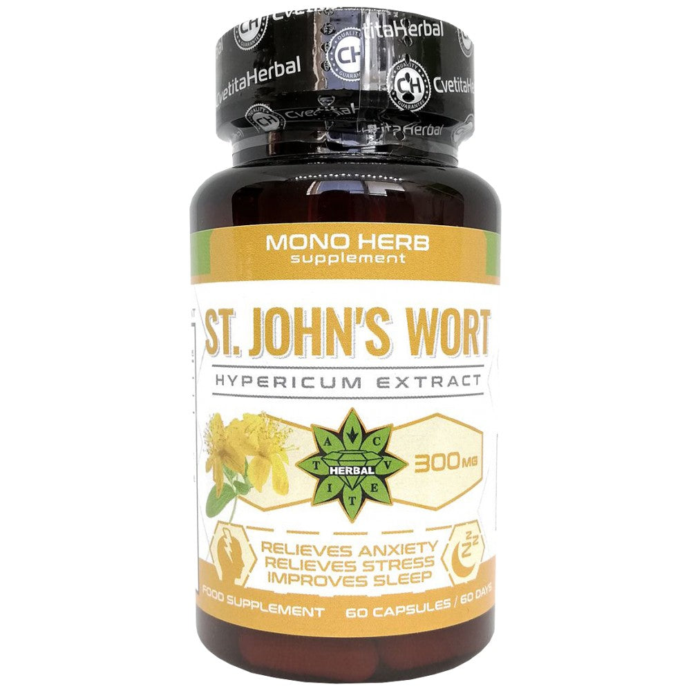 Cvetita Herbal St. John's Wort 300 mg - Жълт кантарион 300 mg