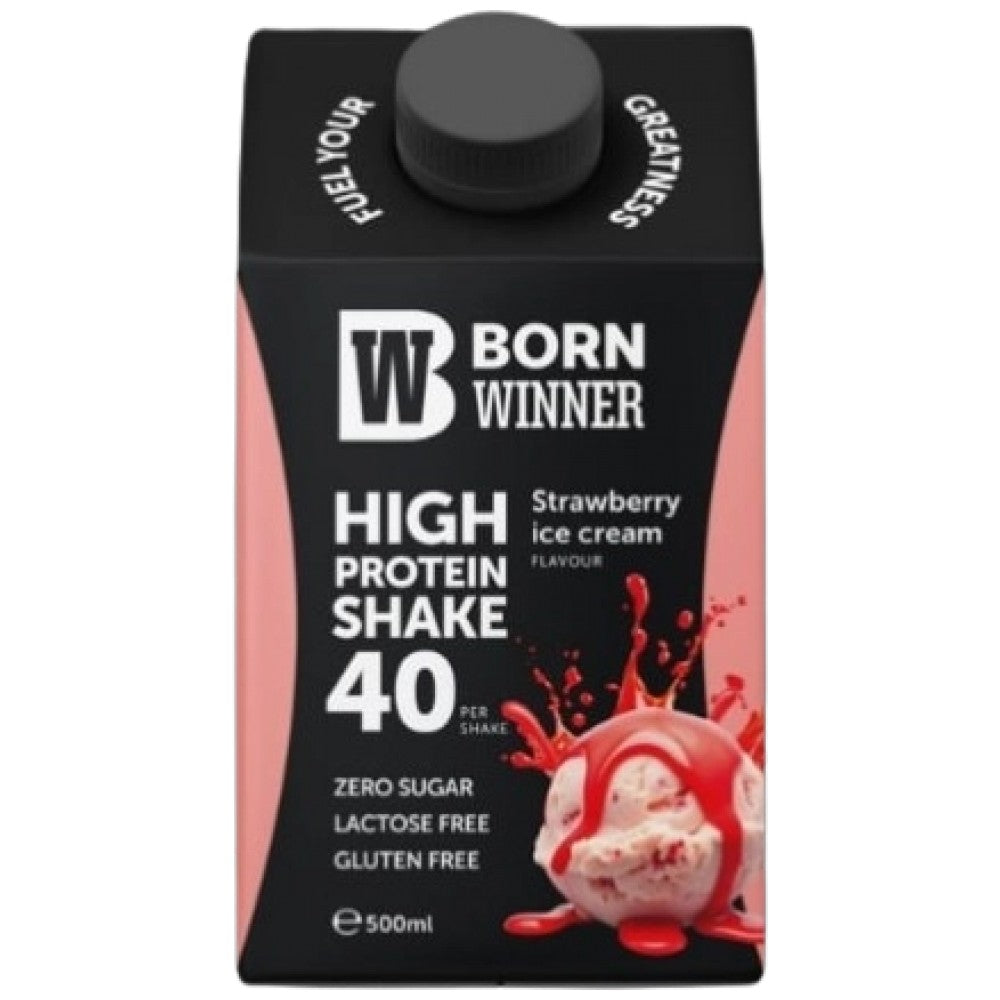 Born Winner High Protein Shake 40 g of Protein - Протеинов шейк с 40 g протеин